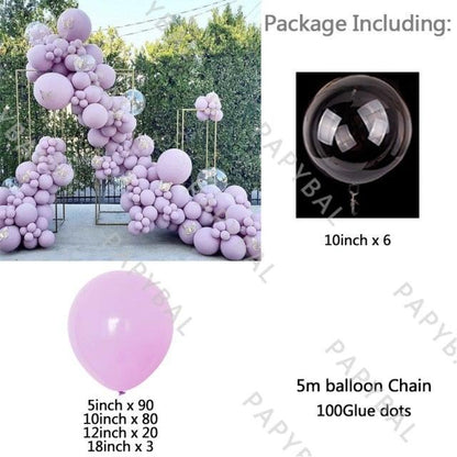 1Set Purple Pink Luxury Balloons For Birthday Wedding Party Decorations Baby Shower Decorations For Girl