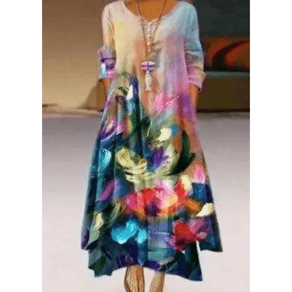 Fashion Long Sleeve Casual Loose Dress for Women - Summer Fashion Dresses for Women