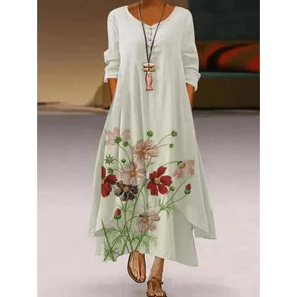 Fashion Long Sleeve Casual Loose Dress for Women - Summer Fashion Dresses for Women