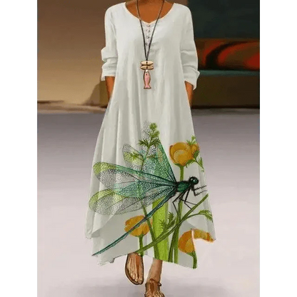 Fashion Long Sleeve Casual Loose Dress for Women - Summer Fashion Dresses for Women
