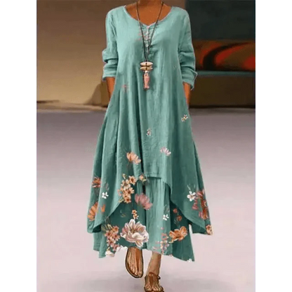 Fashion Long Sleeve Casual Loose Dress for Women - Summer Fashion Dresses for Women