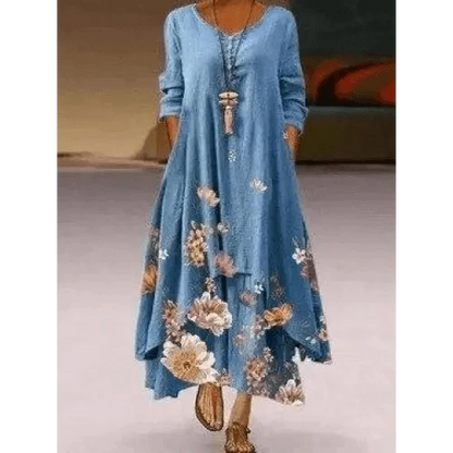 Fashion Long Sleeve Casual Loose Dress for Women - Summer Fashion Dresses for Women