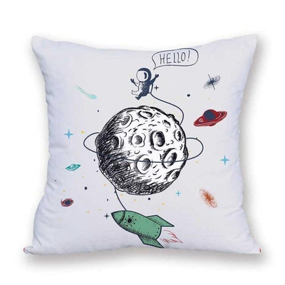 2021 New Space Home Pillow Universe Sun Planet Pillows Decorative Throw Pillow Cover Universe Outer Space Planets Star Pillow Case Pillow Cushion Covers Decorative Pillow Spaceship Cover