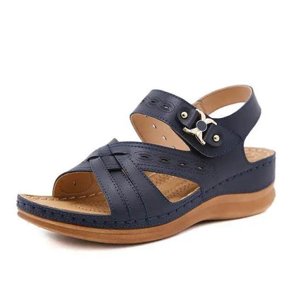 2021 Summer Classic Women's Sandals Elegant Buckle Strap Design Comfortable Women Shoes
