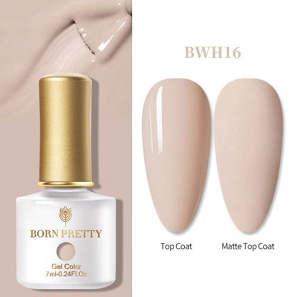 2022 Elegant Pretty Womens Orange 6ml Gel Nail Polish Summer UV LED Stylish Glossy and Matte Professional Home Nail Design For Women