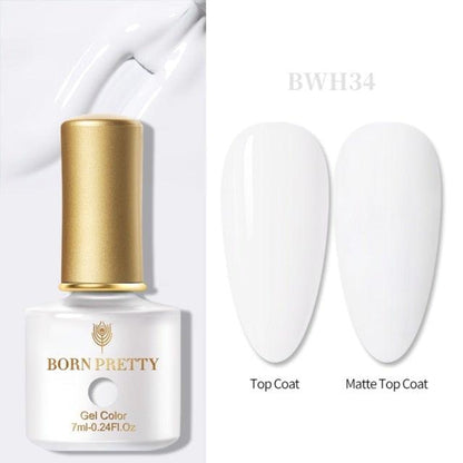 2022 Elegant Pretty Womens Orange 6ml Gel Nail Polish Summer UV LED Stylish Glossy and Matte Professional Home Nail Design For Women