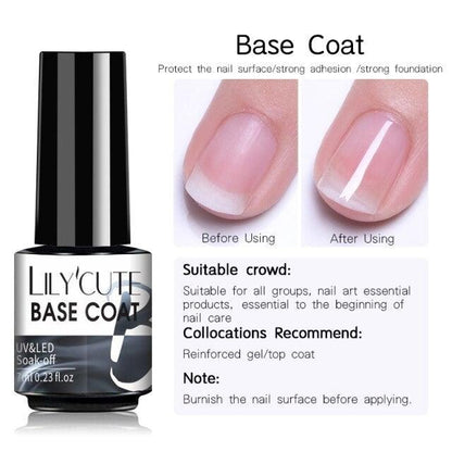 2022 New Fashion Purple Womens Nail Gel 7ml Permanent UV LED Base Matte Glossy Luxury Colorful Effect Nail Gel for Women and Girls