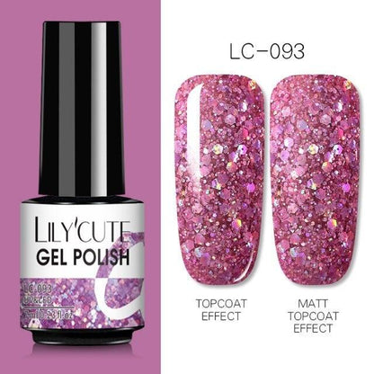 2022 New Fashion Purple Womens Nail Gel 7ml Permanent UV LED Base Matte Glossy Luxury Colorful Effect Nail Gel for Women and Girls