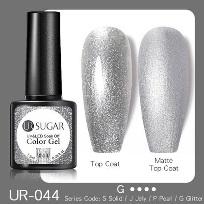 2022 New Reflective Glitter Nail Gel 8ml  Permanent UV/LED Glossy Effect Popular Diamond Nail Gel Design For Womens