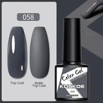 Spring Summer Nail Gel Polish Colorful UV LED Diamond Stylish Glossy and Matte Fashion Design For Womens