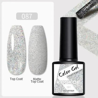 Spring Summer Nail Gel Polish Colorful UV LED Diamond Stylish Glossy and Matte Fashion Design For Womens