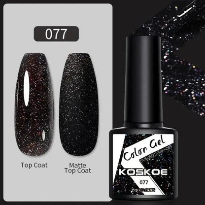 Spring Summer Nail Gel Polish Colorful UV LED Diamond Stylish Glossy and Matte Fashion Design For Womens