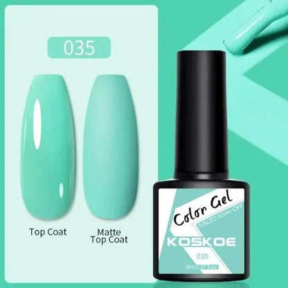 Spring Summer Nail Gel Polish Colorful UV LED Diamond Stylish Glossy and Matte Fashion Design For Womens