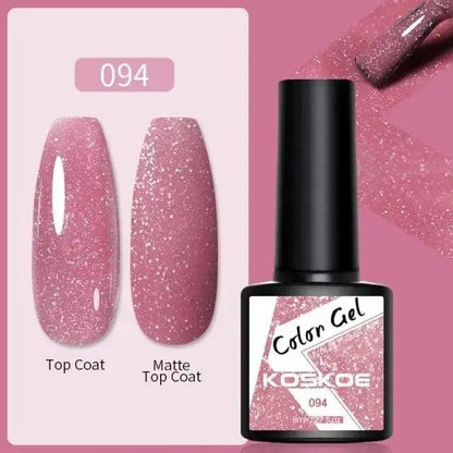 Spring Summer Nail Gel Polish Colorful UV LED Diamond Stylish Glossy and Matte Fashion Design For Womens