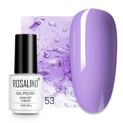 2022 New UV Glossy Nail Gel Polish Hybrid Permanent Manicure Design Luxury Colorful Effect For Women and Girls
