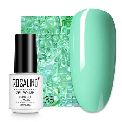 2022 New UV Glossy Nail Gel Polish Hybrid Permanent Manicure Design Luxury Colorful Effect For Women and Girls