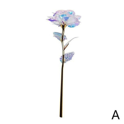 24k Aluminum Foil Lighting Rose Gift For Women Valentine's Day Mother's Day Birthday Thanksgiving Day Christmas Wedding Anniversary