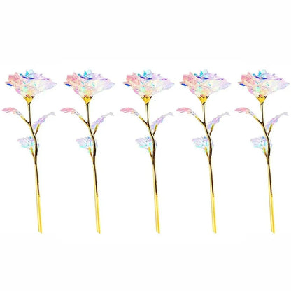 24k Infinity Rose Eternal with Gold foil LED Enchanted For Christmas Valentine's Day Gift