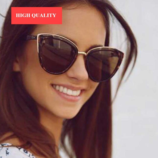 Luxury Modern Luxury Cateye Woman Vintage Classic Gradient Lady Sunglassese With UV400 Protection