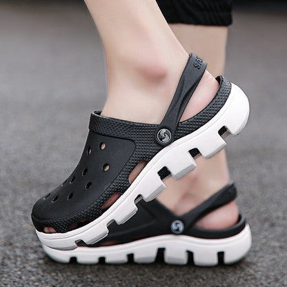 Summer Beach Flip Flops Slippers Shoes Men's Non Slip Antiwear Shoes Home Slippers Classic Breathable Summer Sandals Slip On Slide Lightweight Slippers Beach Clogs