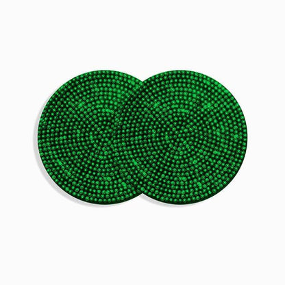 2PCS Diamond Car Coaster Water Cup Slot Non-Slip Mat Silica Gel Pad Bling Car Coasters Silicone Crystal Car Cup Holder Mat Car Gadget Universal Bling Car Cup Mat Holder Insert Crystal Rhinestone Vehicle Cup Coaster Bling Car Accessories for Woman