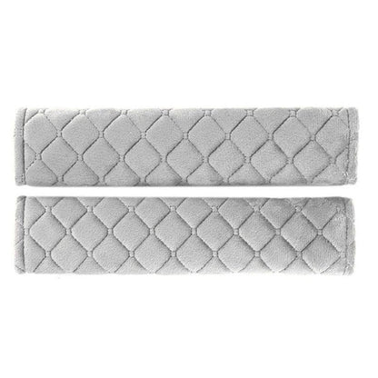 2pcs Seat Belt Covers Fuzzy Seat Belt Pads for Shoulder Soft Comfy Soft Velvet Car Shoulder Pad For Adults Youth Kids Car Truck SUV Airplane Backpack Straps Car Seat Belt Pad Belt Strap Covers for Car