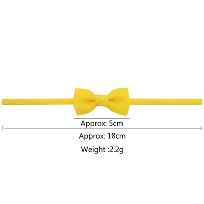 2Pcs/lot Baby Girls Headband Infant Hair Accessories Cloth Tie Bows Headwear Tiara Gift Toddlers bandage Ribbon Newborn Headwrap Gorgeous Hair Accessories For Babies