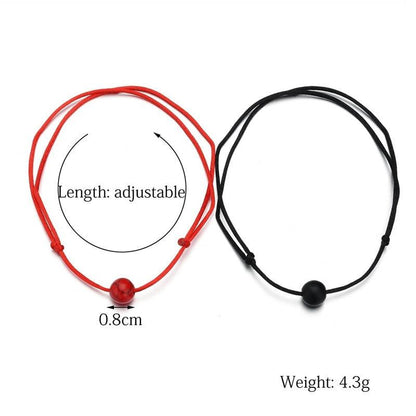 2pcs/set Couple Infinity Natural Stone Bead Bracelet String Braiding Couple Bracelets Set For Women Men Healing Crystal Stretch Energy Stone Bead Bracelets Jewelry
