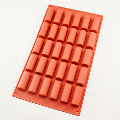 30 Holes Silicone Cake Mold Chocolate Cake Baking Decorating Tools Desserts Cakes Mould Candy Bakeware Molds Mini Cake Pan Candy Molds Break-Apart Silicone Chocolate Mold