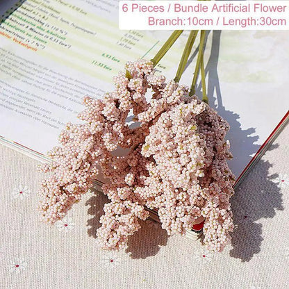 30cm Artificial Silk Peony Flowers Bouquet for Home Decoration -  Faux Christmas Flowers & Wedding Flowers