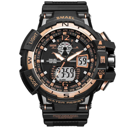 NEW Modern RED Sport Watch For Men and Woman With LED Digital Quartz Display Men's Top Brand Luxury Digital-watch Relogio Masculino In Army Military Popular Design Waterproof 50M