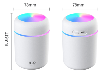 Modern Mini Portable Humidifier Aroma Oil Diffuser With Two Spraying Modes and Automatic Off Function In Several Modern Colors