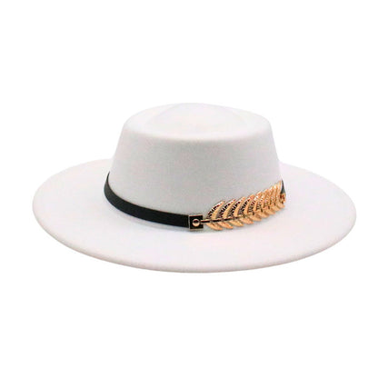 Autumn Winter Women Men  Vintage Fedora Women's Foldable Short Brim  Floppy Hat Gentleman Elegant Warm Hats Lady Party Luxury Caps Classic Summer Beach Sun Hat