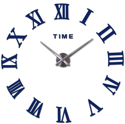3D Big Acrylic Mirror Wall Clock Quartz Watch 3D Wall Clock Mirror Surface Decorative Clock Large Wall Sticker Clock for Living Room Bedroom Office Home Decorations Still Life Clocks Modern Home Decoration Living Room Stickers