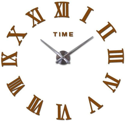 3D Big Acrylic Mirror Wall Clock Quartz Watch 3D Wall Clock Mirror Surface Decorative Clock Large Wall Sticker Clock for Living Room Bedroom Office Home Decorations Still Life Clocks Modern Home Decoration Living Room Stickers