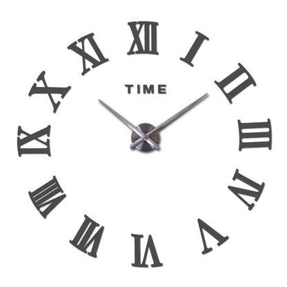 3D Big Acrylic Mirror Wall Clock Quartz Watch 3D Wall Clock Mirror Surface Decorative Clock Large Wall Sticker Clock for Living Room Bedroom Office Home Decorations Still Life Clocks Modern Home Decoration Living Room Stickers