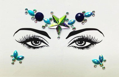 3D Makeup Tattoo Face Gems Glitter Face Jewels Crystal Stickers Face Glitter for Festival Carnival Party