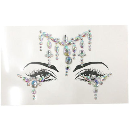 3D Makeup Tattoo Face Gems Glitter Face Jewels Crystal Stickers Face Glitter for Festival Carnival Party