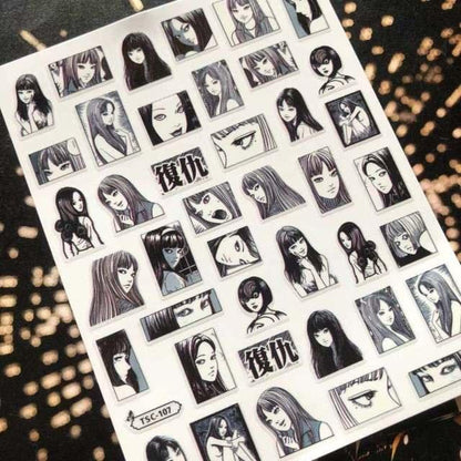 3D Nail Art Stickers Decal Template Nail Tool Decorations Nail Slider  Metallic Nail Art Stickers Set Love Metal Nail Studs Decals for Women Nail Decorations Accessories Metal Curve Stripe Lines Design Letter Nail Sticker Decoration