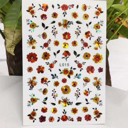 3D Nail Sticker Waterproof Shining Decals Stickers for Nails Cute Beautiful Love Heart Nail Art Decoration Aurora Silver Design Nail Art Stickers Decals Nail Art Supplies Valentines Day 3D Self-Adhesive Nail Decorations Manicuring Nail Art Manicure