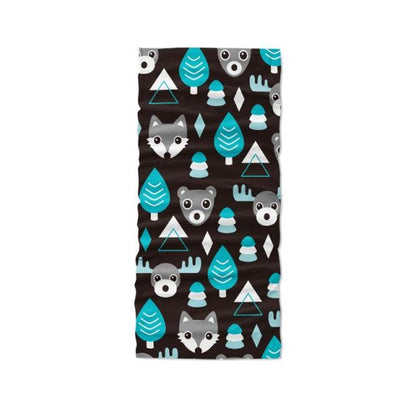 3D Printed Mini Pattern Headscarf Fashion Women Summer Neck Gaiter Cute Cartoon Animal Tubular Hijab Scarf Face Seamless Bandana  Printed Oil Painting Art Neck Scarf Women Soft Face Bandana Sunflower Night Hijab Scarf Face Mask