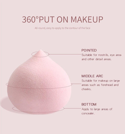 4/5PCS Mini Makeup Sponge Wet Bigger Cosmetic Puff Concealer Powder Beauty Make up Tool Colorful Makeup Sponges Set For Womens