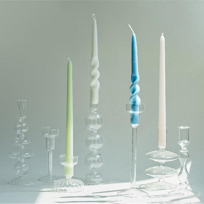 4pc Unscented 12" Candles Colored Long Stick Candle Smokeless Home Wedding Centerpiece Birthday Candle Tall Taper Candles Dripless Unscented Dinner Candle Paraffin Wax Candles