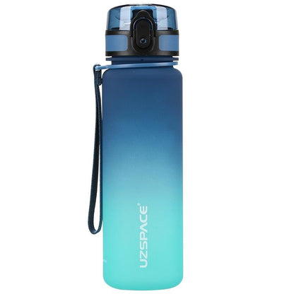 500/1000ml Sport Water Bottle BPA Free With Bounce Lid Time Marker Leak-proof Frosted Plastic Cup for Outdoor Fitness Gym  Motivational Sports Water Bottle with Time Marker Leakproof Drinking Bottle for Fitness Gym Outdoor Cycling Running Hiking