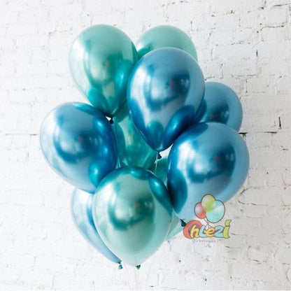 50/100pcs Metallic Latex 5/10/12 Inch Gold Silver Chrome Birthday Balloons With Accessories For Christmas And Party Decorations Wedding Decorations
