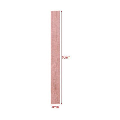 50Pcs Candle Wood Wick for Candles Smokeless Wooden Wicks for Candle Making Crackling Wood Wick for DIY Candles Soy or Palm Wax Form for Candle Making Supplies Wood Wicks