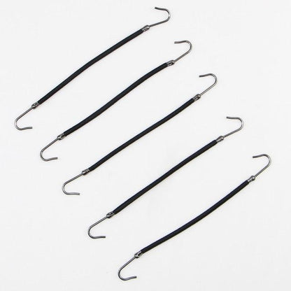 5/10pcs Ponytail Rubber Elastic Hook Hair Bands For Women Gum Hooks Hair Accessories Hair Ties Styling Tools Holder Bungee Bands Gorgeous Hair Accessories For Women