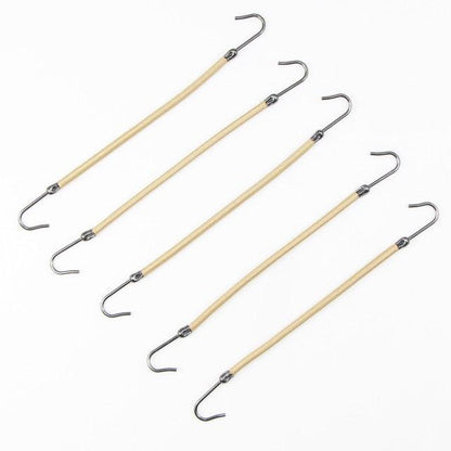 5/10pcs Ponytail Rubber Elastic Hook Hair Bands For Women Gum Hooks Hair Accessories Hair Ties Styling Tools Holder Bungee Bands Gorgeous Hair Accessories For Women