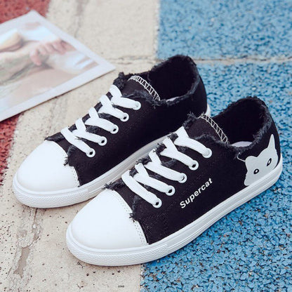 Fashion Spring Womens Sneakers Lace Up Casual Shoes Breathable Comfortable Women's Casual Flats Elegant Soft Walking Sneakers Elegant Soft Design
