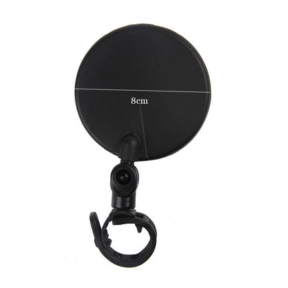 2Pcs Bicycle Mirror Universal Handlebar Rearview Mirror 360 Degree Rotate For Bike Bicycle Cycling Accessories Wide Angle Convex Mirror Adjustable Rotatable Handlebar For Mountain Bike Off Road Bike and Fixed Gear Bike Handlebars